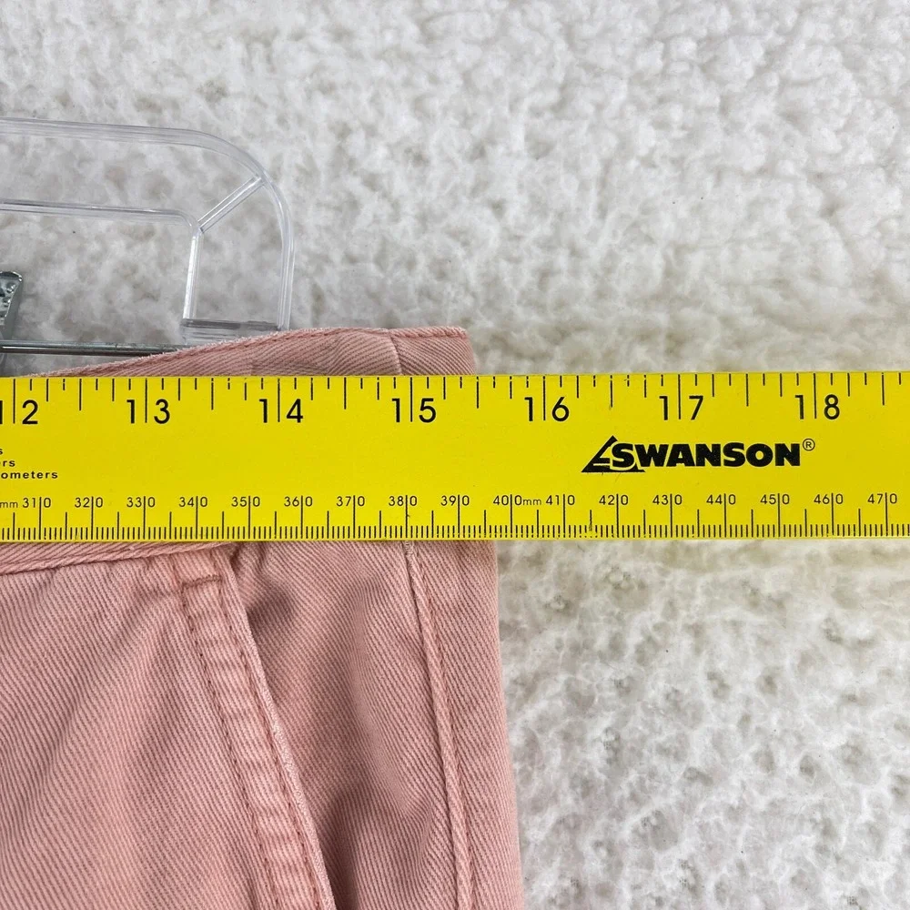 Anthropologie Pink Chino Straight Leg Pants Womens Casual Lightweight‎ Size 27